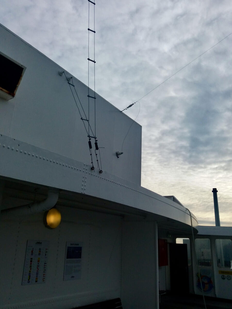 Tijdelijke afspanning feeder dipool